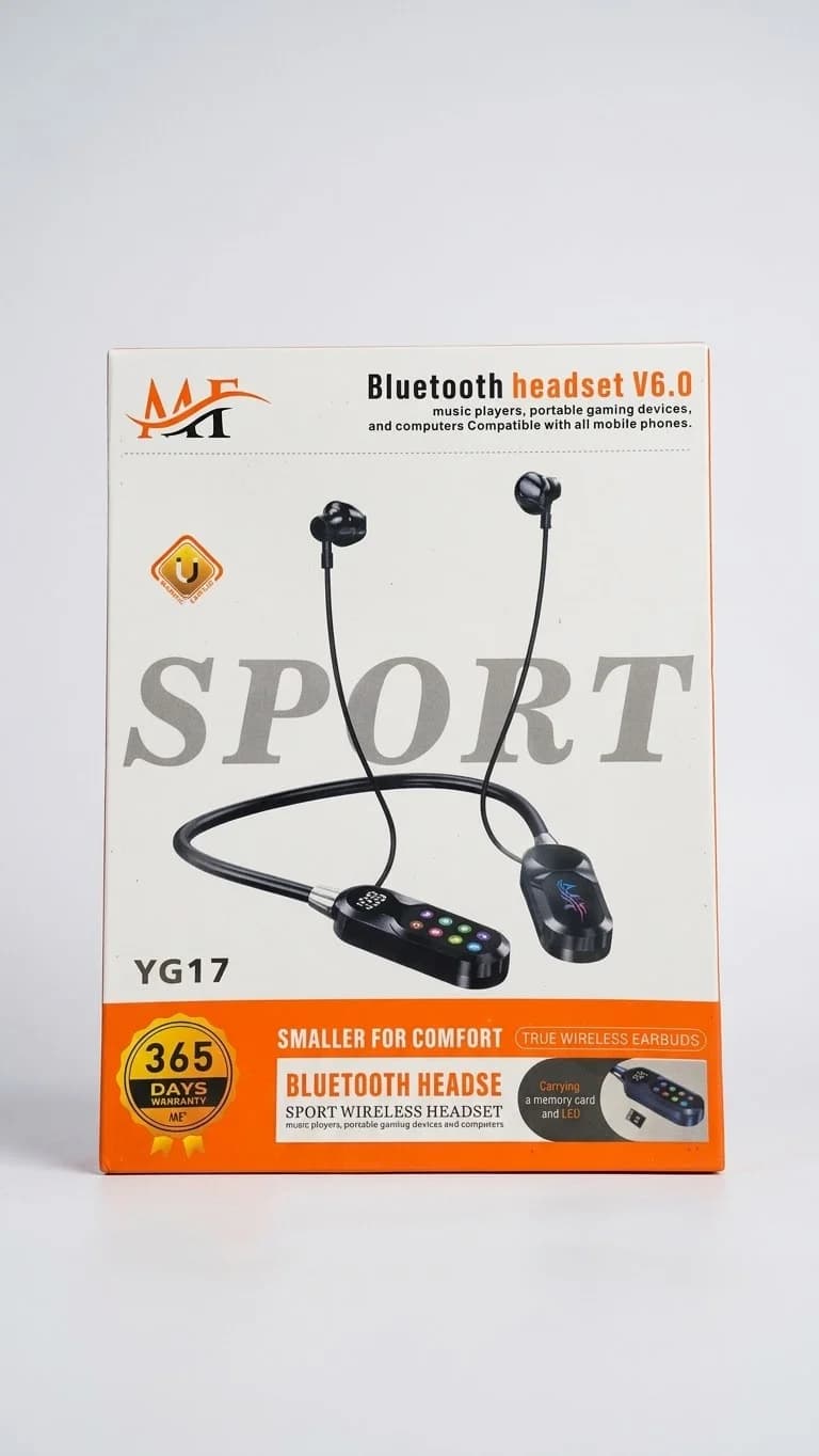 YG17 Sport Wireless Bluetooth Headset V6.0
